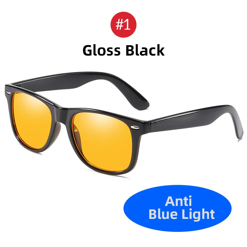 Streamline You Precision Blue Light Blocking Glasses – Square Frame, Anti-Fatigue, Office & Gaming Eyewear