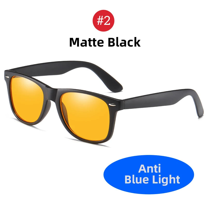 Streamline You Precision Blue Light Blocking Glasses – Square Frame, Anti-Fatigue, Office & Gaming Eyewear